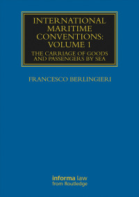 Cover image: International Maritime Conventions (Volume 1) 1st edition 9780415719841