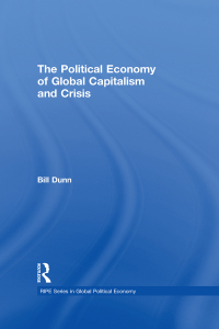 Imagen de portada: The Political Economy of Global Capitalism and Crisis 1st edition 9780415844383