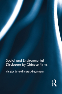 Cover image: Social and Environmental Disclosure by Chinese Firms 1st edition 9780415740562