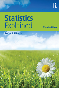 Cover image: Statistics Explained 3rd edition 9781848723122