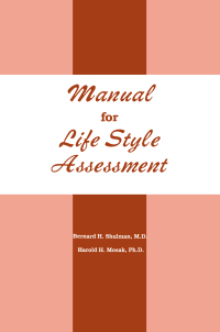 表紙画像: Manual For Life Style Assessment 1st edition 9780915202720