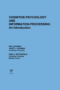 Imagen de portada: Cognitive Psychology and Information Processing 1st edition 9780898591316