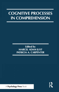 Cover image: Cognitive Processes in Comprehension 1st edition 9780898591279