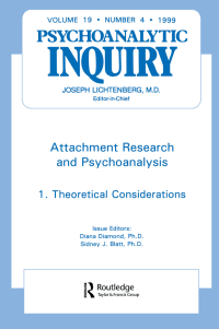 Cover image: Attachment Research and Psychoanalysis 1st edition 9780881639230