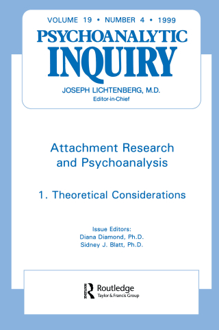 صورة الغلاف: Attachment Research and Psychoanalysis 1st edition 9780881639230