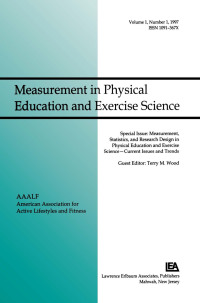 صورة الغلاف: Measurement, Statistics, and Research Design in Physical Education and Exercise Science: Current Issues and Trends 1st edition 9781138431270