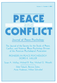 Cover image: Pioneers in Peace Psychology 1st edition 9781138467347