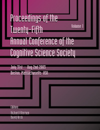 Immagine di copertina: Proceedings of the 25th Annual Cognitive Science Society 1st edition 9781138411760