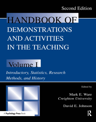 Omslagafbeelding: Handbook of Demonstrations and Activities in the Teaching of Psychology 2nd edition 9781138146402