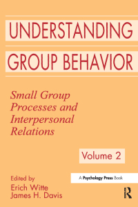 Cover image: Understanding Group Behavior 1st edition 9781138179684