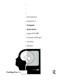 Imagen de portada: 11th Annual Conference Cognitive Science Society Pod 1st edition 9780367108540