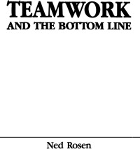 Omslagafbeelding: Teamwork and the Bottom Line 1st edition 9780805804614