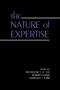 Imagen de portada: The Nature of Expertise 1st edition 9780805804041