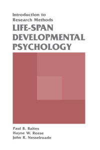 Cover image: Life-span Developmental Psychology 1st edition 9780805802351
