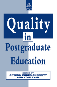 Cover image: Quality in Postgraduate Education 1st edition 9780749414139