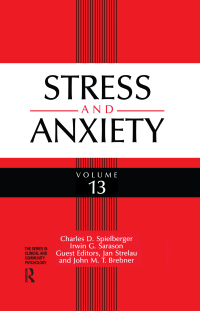 Cover image: Stress And Anxiety 1st edition 9781560321392