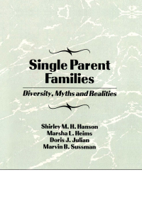 Cover image: Single Parent Families 1st edition 9781138981942