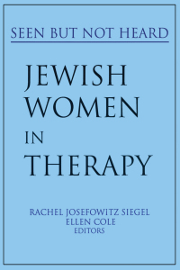 Imagen de portada: Jewish Women in Therapy 1st edition 9781560240808