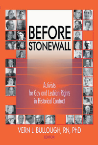 Imagen de portada: Before Stonewall 1st edition 9781560231936