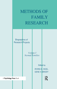 Cover image: Methods of Family Research 1st edition 9780898598261