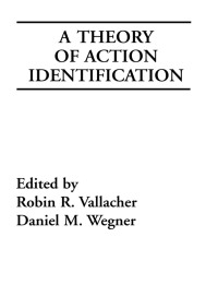 Cover image: A Theory of Action Identification 1st edition 9780898596175