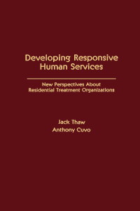 Cover image: Developing Responsive Human Services 1st edition 9780898596120