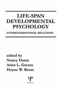 Cover image: Life-span Developmental Psychology 1st edition 9780898595369