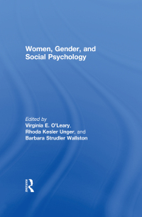 Imagen de portada: Women, Gender, and Social Psychology 1st edition 9780898594478