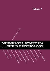 Imagen de portada: Minnesota Symposia on Child Psychology 1st edition 9780898593938