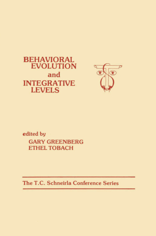 Cover image: Behavioral Evolution and Integrative Levels 1st edition 9780898593631