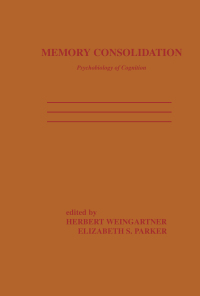 表紙画像: Memory Consolidation 1st edition 9780898593235