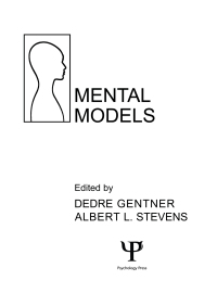 Imagen de portada: Mental Models 1st edition 9780898592429