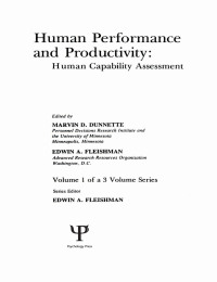 صورة الغلاف: Human Performance and Productivity 1st edition 9780898590852