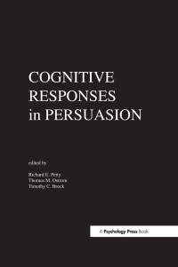 Immagine di copertina: Cognitive Responses in Persuasion 1st edition 9780898590258