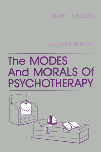 Omslagafbeelding: The Modes And Morals Of Psychotherapy 2nd edition 9780891163503