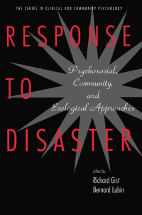Cover image: Response to Disaster 1st edition 9780876309995