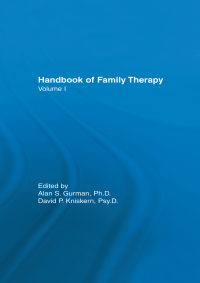 Imagen de portada: Handbook Of Family Therapy 1st edition 9780876302422