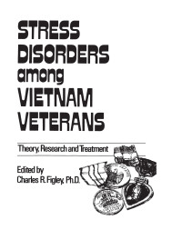 Imagen de portada: Stress Disorders Among Vietnam Veterans: Theory, Research 1st edition 9781138009387