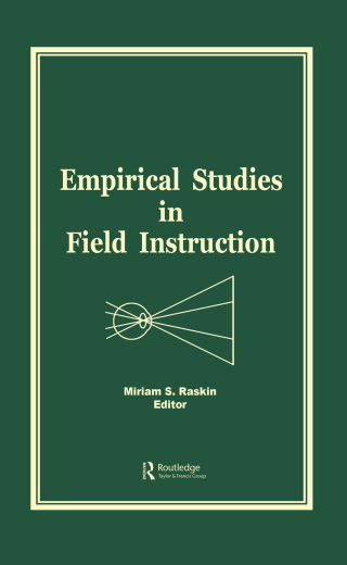 Cover image: Empirical Studies in Field Instruction 1st edition 9780866568692