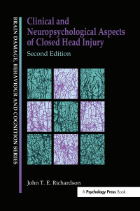 Cover image: Clinical and Neuropsychological Aspects of Closed Head Injury 1st edition 9780863777523