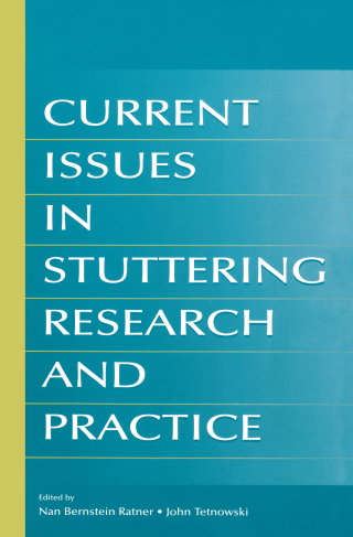 Cover image: Current Issues in Stuttering Research and Practice 1st edition 9780805852011