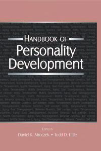 Cover image: Handbook of Personality Development 1st edition 9780805859362