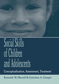 Cover image: Social Skills of Children and Adolescents 1st edition 9781138982284