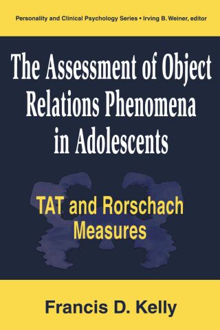 Titelbild: The Assessment of Object Relations Phenomena in Adolescents 1st edition 9780805822359