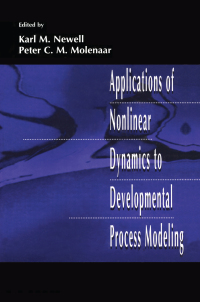 Imagen de portada: Applications of Nonlinear Dynamics To Developmental Process Modeling 1st edition 9780805821154