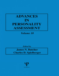 Imagen de portada: Advances in Personality Assessment 1st edition 9780805818048