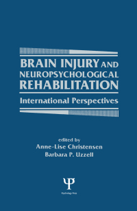 Cover image: Brain Injury and Neuropsychological Rehabilitation 1st edition 9780805814484