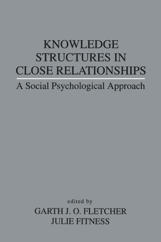 表紙画像: Knowledge Structures in Close Relationships 1st edition 9780805814316
