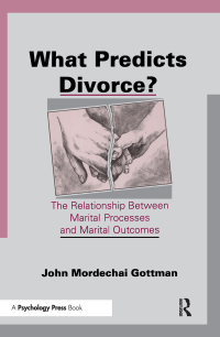 Imagen de portada: What Predicts Divorce? 1st edition 9780805812855