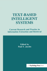 表紙画像: Text-based intelligent Systems 1st edition 9780805811889